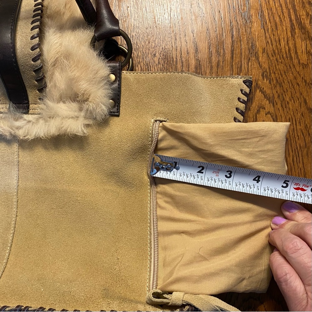 Nicole Lee Collection Tan and Brown Bag - Picture 7 of 16